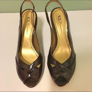 Chinese Laundry Brown Cork Wedges